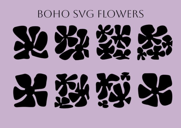 Boho Flowers Graphics for Branding