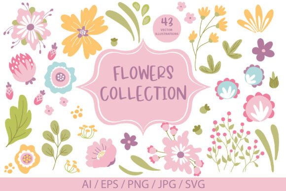 Flowers Collection SVG