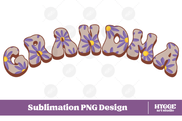 Grandma Png Flowers Graphics for Editorial and Website Use